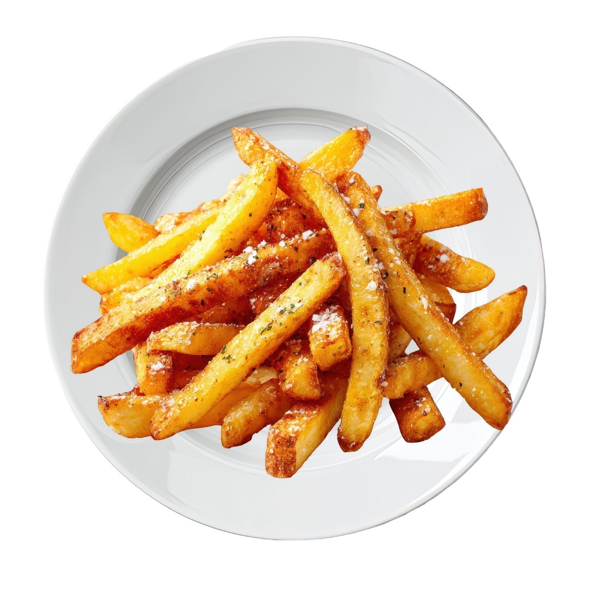 Golden crispy fries served hot at The Nomad Nosh café in Hennur, Bangalore, a perfect crunchy snack with every bite.